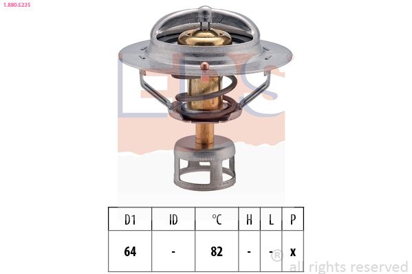 EPS 1.880.523S Thermostat, coolant