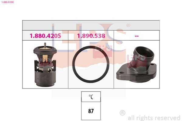 EPS 1.880.559K Thermostat, coolant