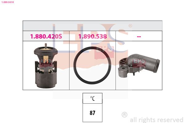 EPS 1.880.561K Thermostat, coolant
