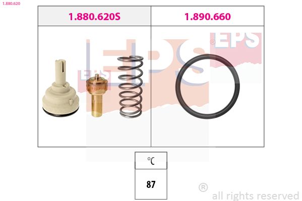 EPS 1.880.620 Thermostat, coolant