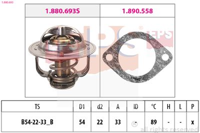 Thermostat, coolant EPS 1.880.693