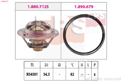 Thermostat, coolant EPS 1.880.712