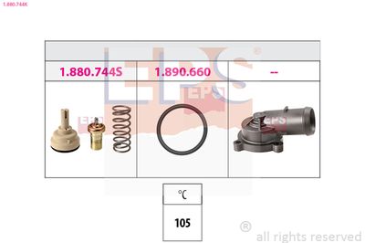 Thermostat, coolant EPS 1.880.744K