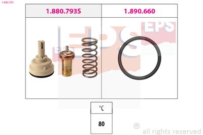 Thermostat, coolant EPS 1.880.793