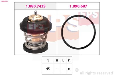 Thermostat, coolant EPS 1.880.799