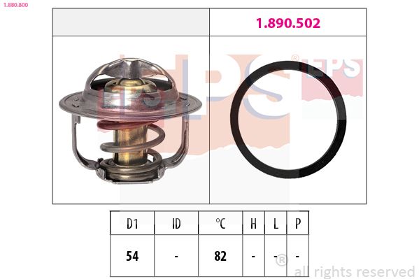 EPS 1.880.800 Thermostat, coolant