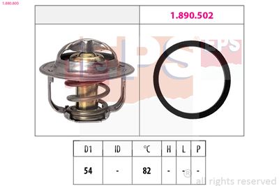 Thermostat, coolant EPS 1.880.800
