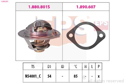 Thermostat, coolant EPS 1.880.801