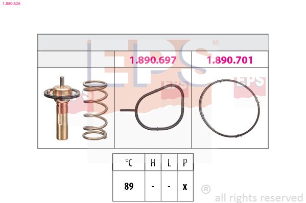 EPS 1.880.826 Thermostat, coolant