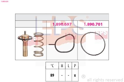 Thermostat, coolant EPS 1.880.826