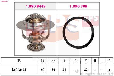 Thermostat, coolant EPS 1.880.844