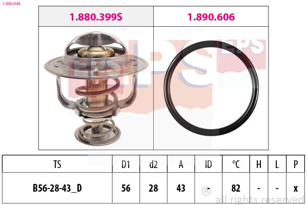 EPS 1.880.848 Thermostat, coolant
