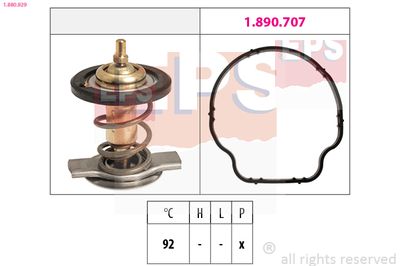 Thermostat, coolant EPS 1.880.929
