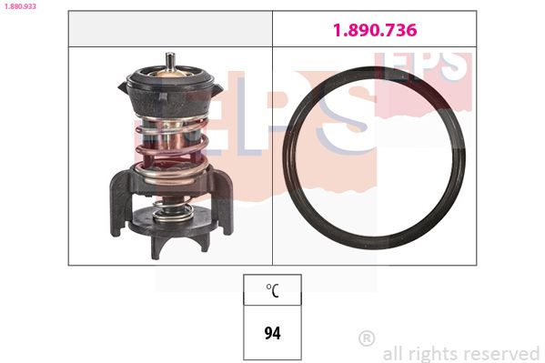 EPS 1.880.933 Thermostat, coolant