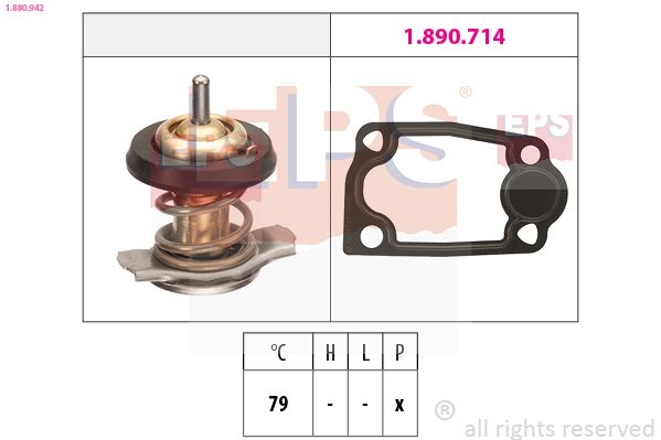 EPS 1.880.942 Thermostat, coolant