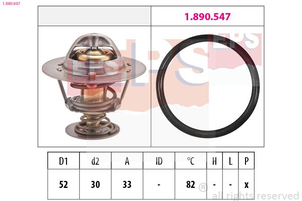 EPS 1.880.947 Thermostat, coolant