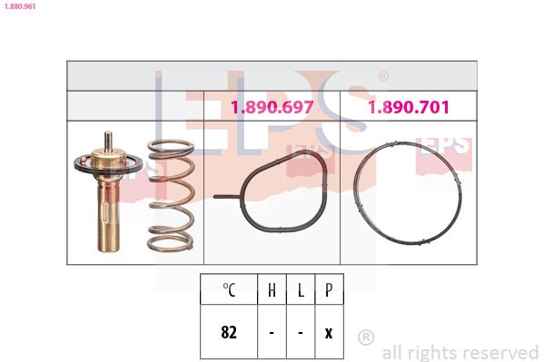 EPS 1.880.961 Thermostat, coolant