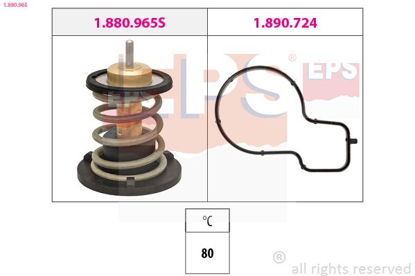 EPS 1.880.965 Thermostat, coolant