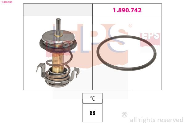 EPS 1.880.990 Thermostat, coolant