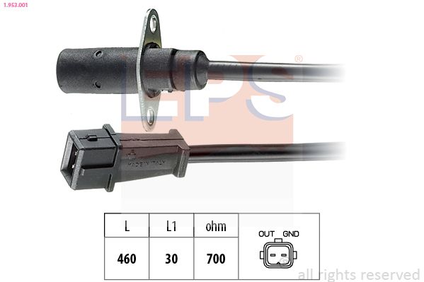 EPS 1.953.001 Sensor, crankshaft pulse