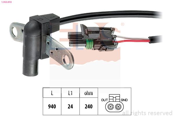 EPS 1.953.010 Sensor, crankshaft pulse