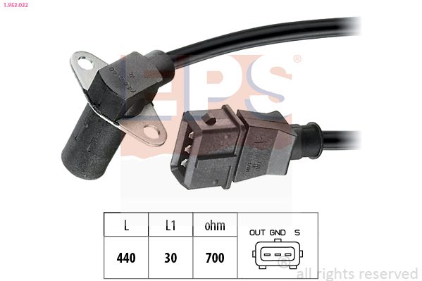 EPS 1.953.032 Sensor, crankshaft pulse