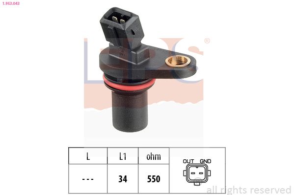 EPS 1.953.043 Sensor, camshaft position