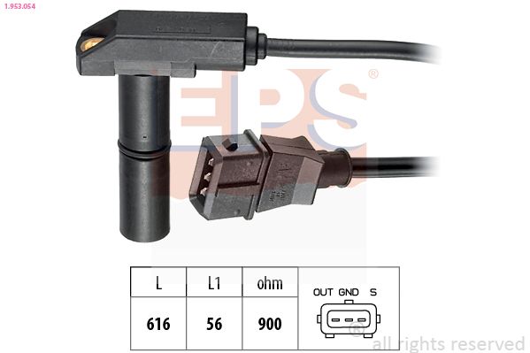 EPS 1.953.054 Sensor, crankshaft pulse