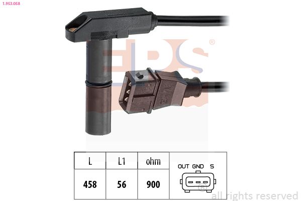 EPS 1.953.058 Sensor, crankshaft pulse