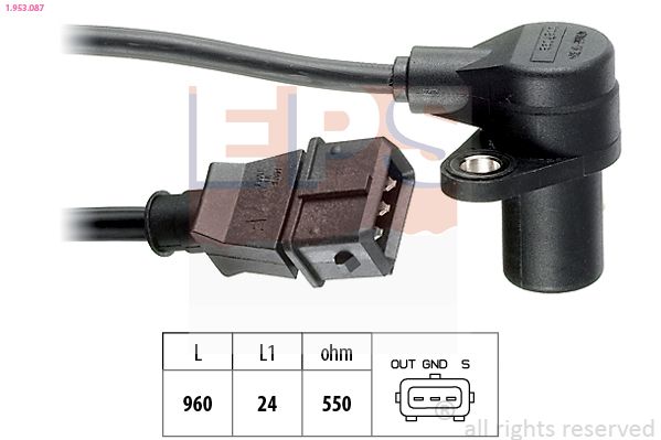 EPS 1.953.087 Sensor, crankshaft pulse