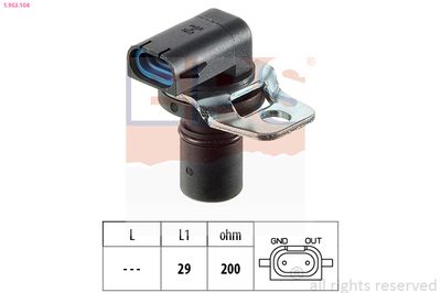 RPM Sensor, automatic transmission EPS 1.953.104