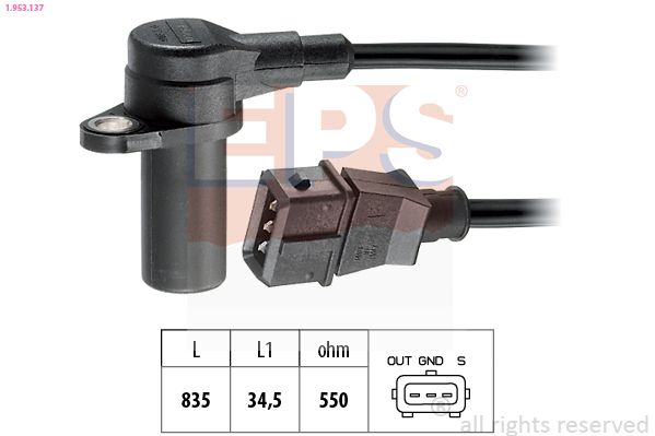 EPS 1.953.137 Sensor, crankshaft pulse