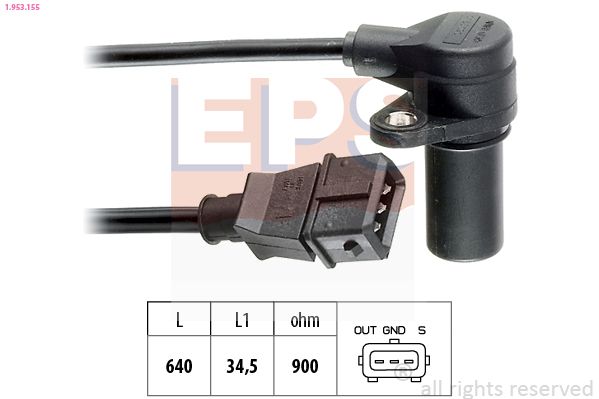 EPS 1.953.155 Sensor, crankshaft pulse