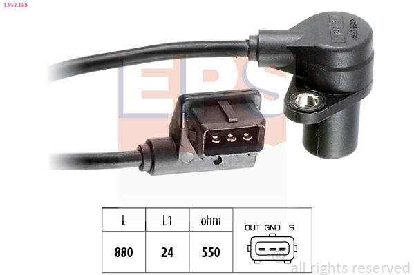 EPS 1.953.158 Sensor, crankshaft pulse