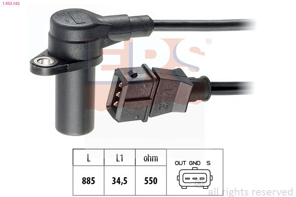 EPS 1.953.162 Sensor, crankshaft pulse
