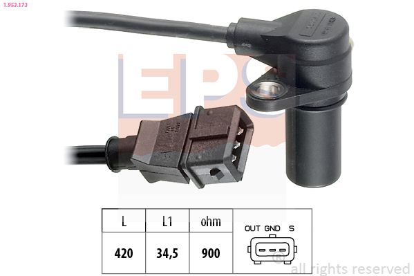 EPS 1.953.173 Sensor, crankshaft pulse