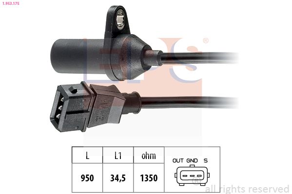 EPS 1.953.175 Sensor, crankshaft pulse