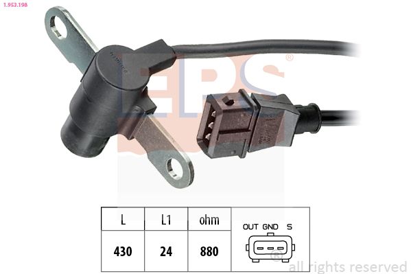 EPS 1.953.198 Sensor, crankshaft pulse