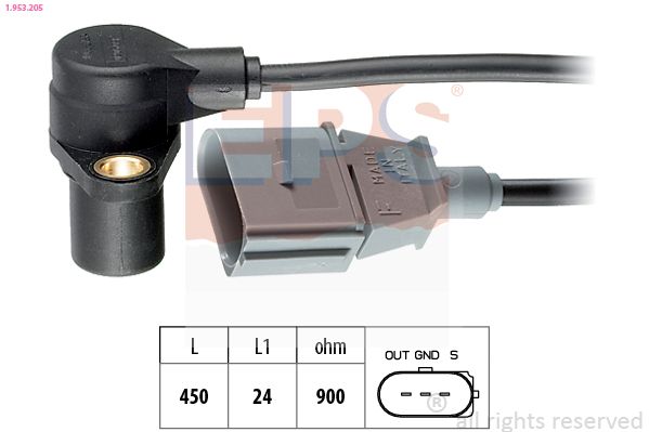 EPS 1.953.205 Sensor, crankshaft pulse