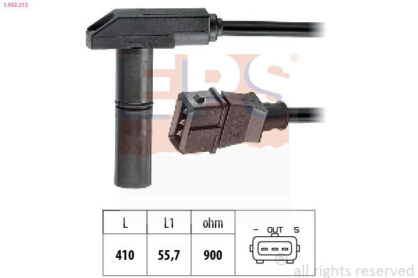 EPS 1.953.212 Sensor, crankshaft pulse