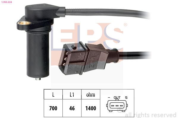 EPS 1.953.224 Sensor, crankshaft pulse