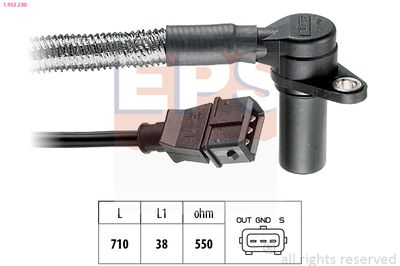 Sensor, crankshaft pulse EPS 1.953.230
