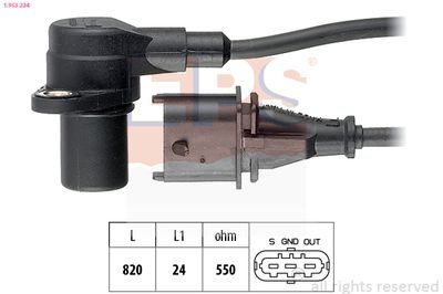 Sensor, crankshaft pulse EPS 1.953.234