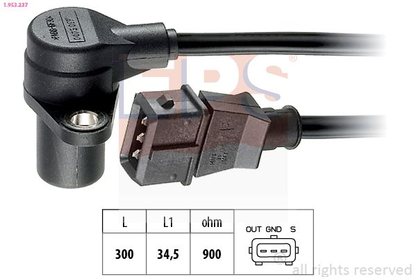EPS 1.953.237 Sensor, crankshaft pulse