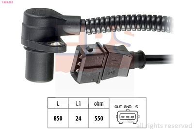 Sensor, crankshaft pulse EPS 1.953.252