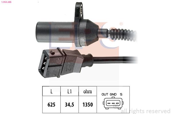 EPS 1.953.285 Sensor, crankshaft pulse