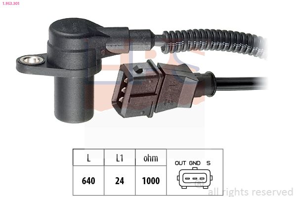 EPS 1.953.301 Sensor, crankshaft pulse