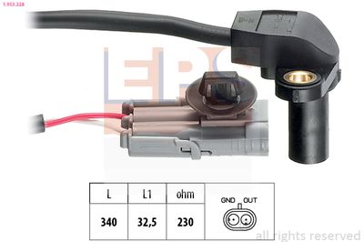 Sensor, crankshaft pulse EPS 1.953.328
