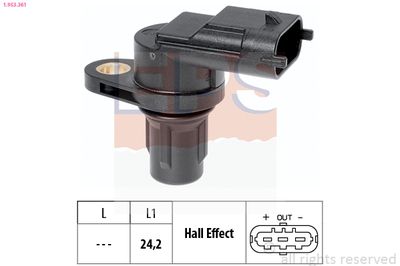 Sensor, RPM EPS 1.953.361