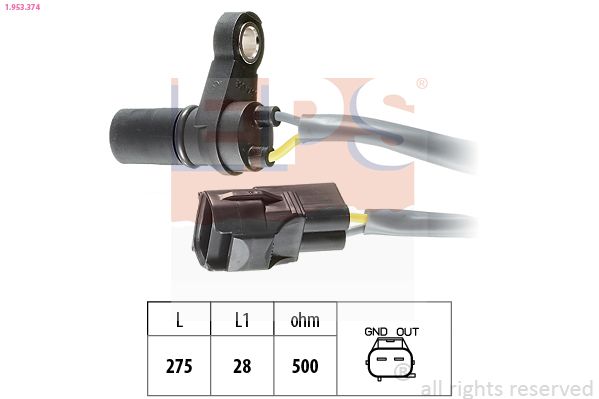 EPS 1.953.374 RPM Sensor, automatic transmission